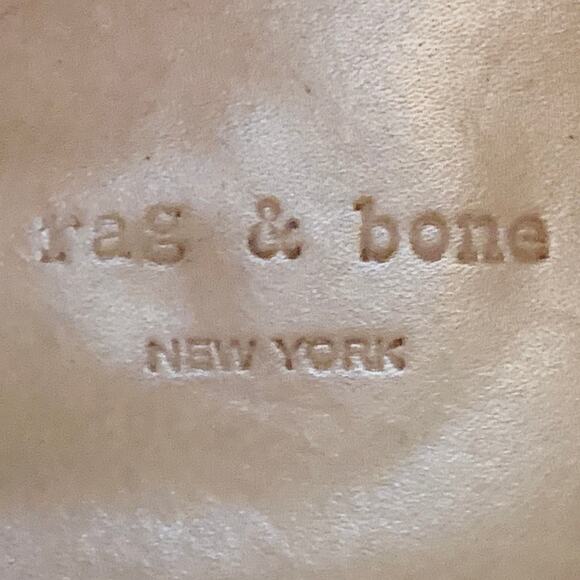 RAG & BONE Size 9 Camel Suede Stacked Heel Chelsea Ankle Boots - Picture 7 of 9